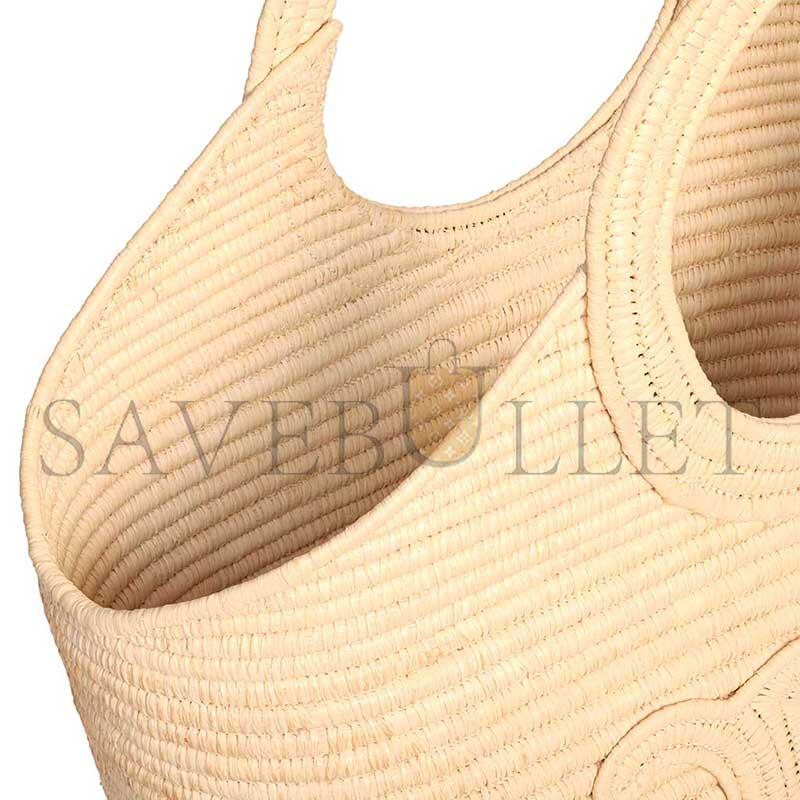 Ce1i*e braided panier in raffia 121922gti.02vg (21*20*15cm)